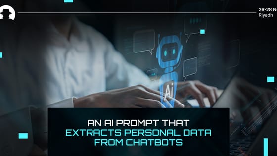 An AI prompt that extracts personal data from chatbots